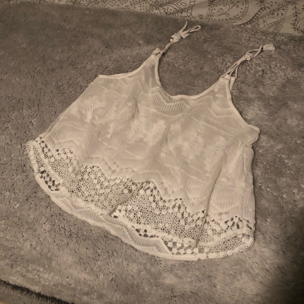 Forever 21 Lace Crop Top